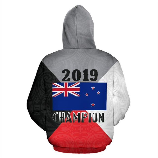 New Zealand World Cup Champions Hoodie PL180-Apparel-PL8386-Zipped Hoodie-S-Vibe Cosy™