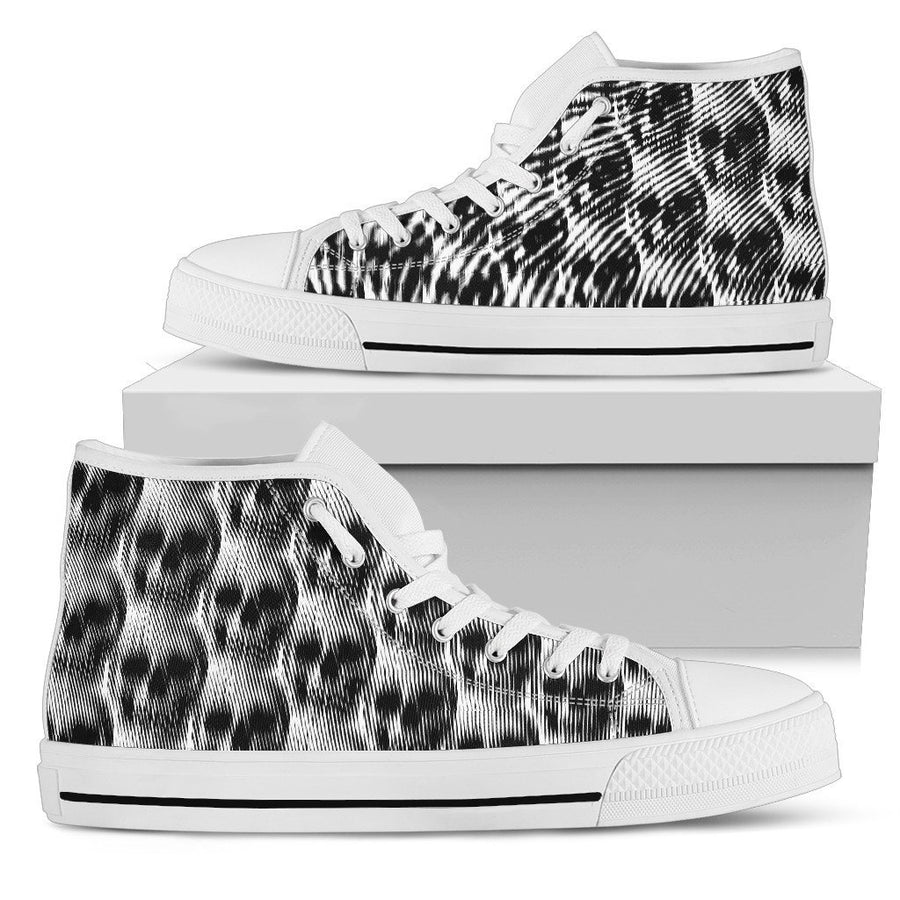 Illusion skull pattern high top shoes PL18032033-PL8386-Women's high top-EU36 (US5.5)-Vibe Cosy™