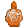 Dutch Lion Hoodie Netherlands Orange PL189-Apparel-PL8386-Zipped Hoodie-S-Vibe Cosy™