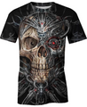 Terminator Skull PL223-Apparel-PL8386-T- Shirt-S-Vibe Cosy™
