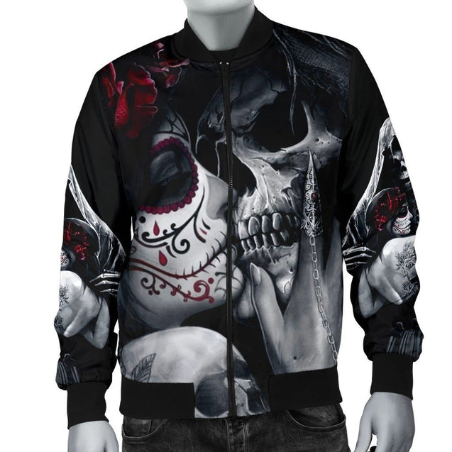 SKULL BOMBER JACKET PL244-BOMBER JACKETS-PL8386-Men's Bomber Jacket-S-Vibe Cosy™