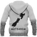 Aotearoa Maori Hoodie Silver Ferns - Map PL252-Apparel-PL8386-Zipped Hoodie-S-Vibe Cosy™
