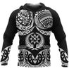 New Zealand Hoodie Maori Firefighter Tattoo PL257-Apparel-PL8386-Hoodie-S-Vibe Cosy™