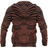 New Zealand Hoodie Moko Maori PL261-Apparel-PL8386-Zipped Hoodie-S-Vibe Cosy™