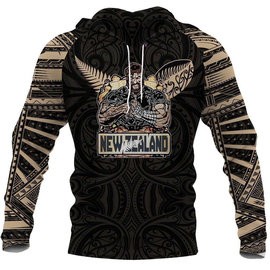 Rugby Aotearoa Tattoo Style All Over Hoodie PL262-Apparel-PL8386-Hoodie-S-Vibe Cosy™
