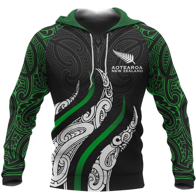 Aotearoa Koru Hoodie Fire PL269 - Amaze Style™-Apparel