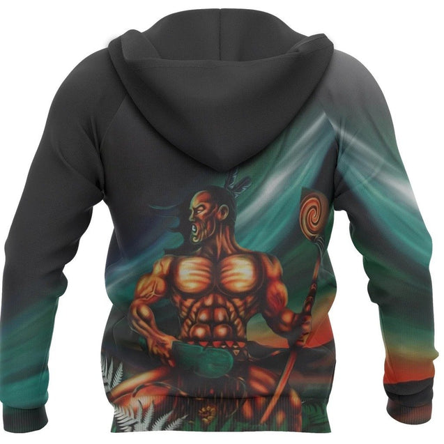 New Zealand Warriors Hoodie Maori God PL272-Apparel-PL8386-Hoodie-S-Vibe Cosy™