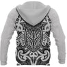 New Zealand Hoodie Maori Rugby - Black And White PL273 - Amaze Style™-Apparel