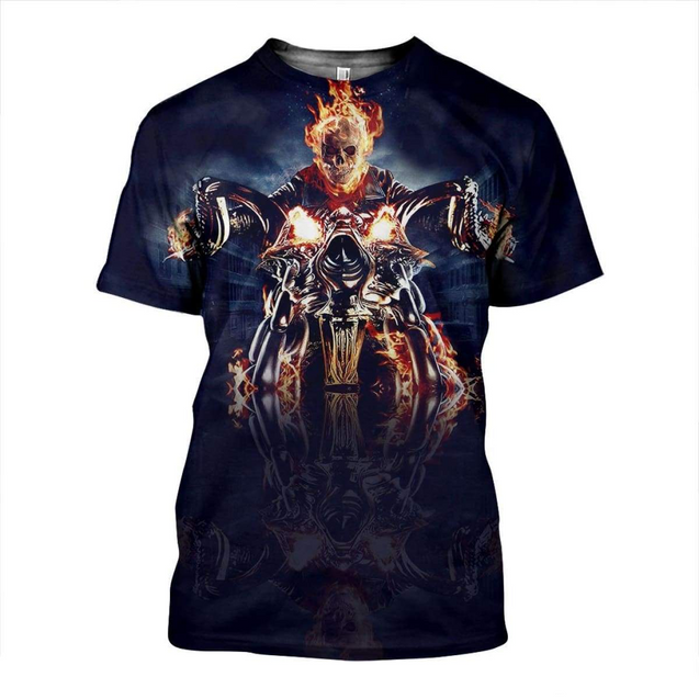 3D ALL OVER PRINTED SKULL PL287-Apparel-PL8386-T-Shirt-S-Vibe Cosy™