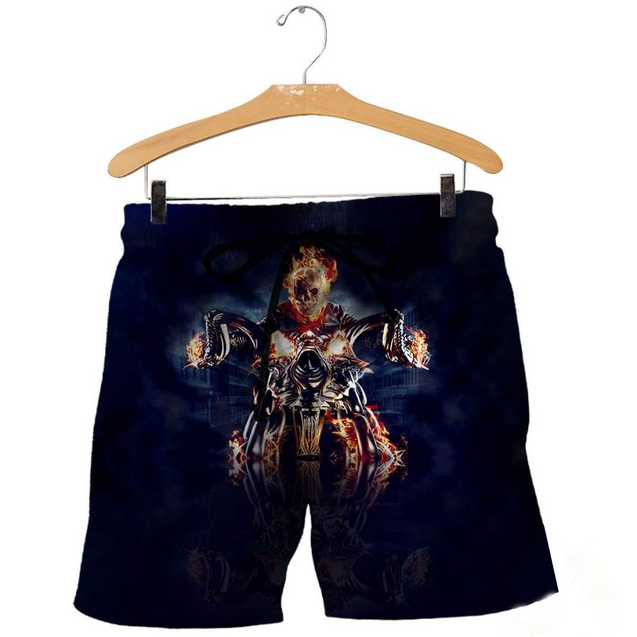 3D ALL OVER PRINTED SKULL PL287-Apparel-PL8386-Shorts-S-Vibe Cosy™