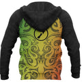 Aotearoa Lion Hoodie Maori Koru Pattern PL276 - Amaze Style™-Apparel