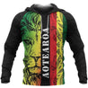 Aotearoa Lion Hoodie Maori Koru Pattern PL276 - Amaze Style™-Apparel