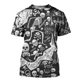 3D ALL OVER PRINTED SKULL PL288-Apparel-PL8386-T-Shirt-S-Vibe Cosy™