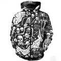 3D ALL OVER PRINTED SKULL PL288-Apparel-PL8386-Zipped Hoodie-S-Vibe Cosy™