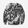 3D ALL OVER PRINTED SKULL PL288-Apparel-PL8386-Sweatshirt-S-Vibe Cosy™