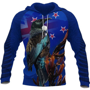 Tui Always in My New Zealand All Over Hoodie PL278-Apparel-PL8386-Hoodie-S-Vibe Cosy™