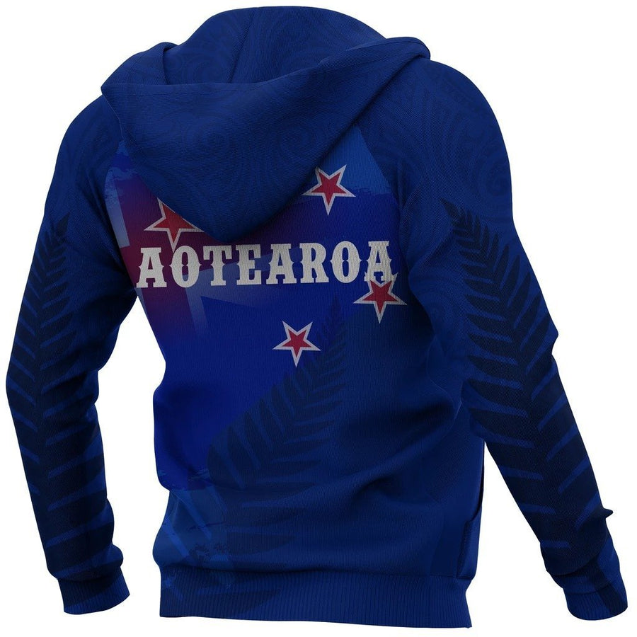Tui Always in My New Zealand All Over Hoodie PL278-Apparel-PL8386-Hoodie-S-Vibe Cosy™