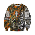 BOW HUNTER 3D ALL OVER PRINTED PL400-Apparel-PL8386-Sweat shirt-S-Vibe Cosy™