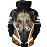 PL410 BOAR HUNTER 3D ALL OVER PRINTED SHIRTS FOR MEN AND WOMEN-Apparel-PL8386-zip-up hoodie-S-Vibe Cosy™