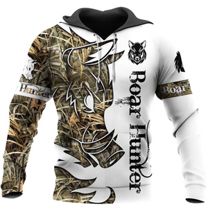 PL401 BOAR HUNTER 3D ALL OVER PRINTED-Apparel-PL8386-Hoodie-S-Vibe Cosy™