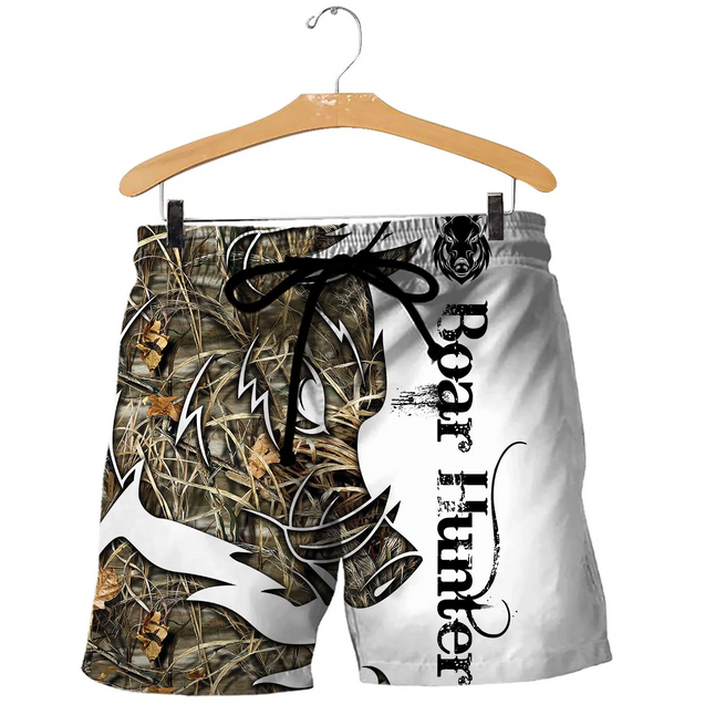 PL401 BOAR HUNTER 3D ALL OVER PRINTED-Apparel-PL8386-Shorts-S-Vibe Cosy™