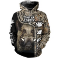PL409 LOVE BOAR 3D ALL OVER PRINTED SHIRTS FOR MEN AND WOMEN-Apparel-PL8386-Hoodie-S-Vibe Cosy™