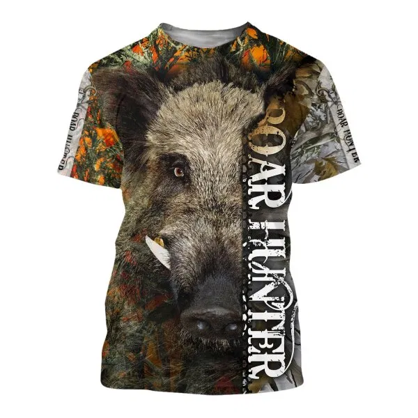 PL412 WILD BOAR 3D ALL OVER PRINTED SHIRTS FOR MEN AND WOMEN-Apparel-PL8386-sweatshirt-S-Vibe Cosy™