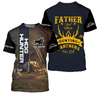 PL418 HOG HUNTER FATHER SON HUNTING PARNTERS 3D ALL OVER PRINTED SHIRTS-Apparel-PL8386-sweatshirt-S-Vibe Cosy™