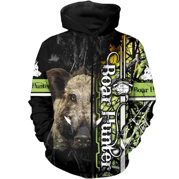 PL419 BEAUTIFUL WILD BOAR 3D ALL OVER PRINTED SHIRTS-Apparel-PL8386-sweatshirt-S-Vibe Cosy™