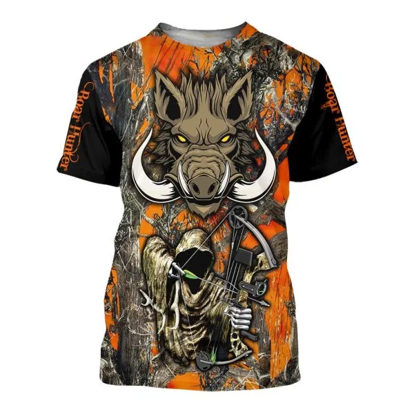 PL421 BOAR HUNTER 3D ALL OVER PRINTED SHIRTS FOR MEN AND WOMEN-Apparel-PL8386-sweatshirt-S-Vibe Cosy™