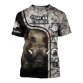 PL422 LOVE BOAR 3D ALL OVER PRINTED SHIRTS FOR MEN AND WOMEN-Apparel-PL8386-T shirt-S-Vibe Cosy™