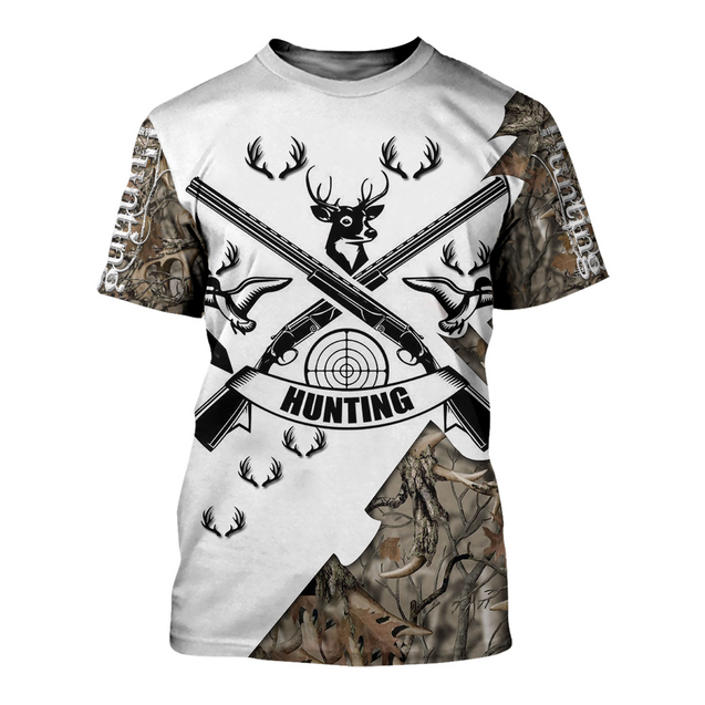 PL431 LOVE HUNTING 3D ALL OVER PRINTED SHIRTS-Apparel-PL8386-T shirt-S-Vibe Cosy™