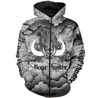 PL432 BOAR HUNTER 3D ALL OVER PRINTED SHIRTS FOR MEN AND WOMEN-Apparel-PL8386-zip-up hoodie-S-Vibe Cosy™