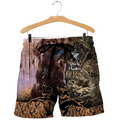 PL437 DUCK HUNTER 3D ALL OVER PRINTED SHIRTS-Apparel-PL8386-Shorts-S-Vibe Cosy™