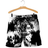 PL444 BONE REAPER BLACK AND WHITE 3D ALL OVER PRINTED SHIRTS-Apparel-PL8386-Shorts-S-Vibe Cosy™