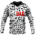 PL445 HUNTER BLACK AND WHITE 3D ALL OVER PRINTED SHIRTS - Amaze Style™-Apparel