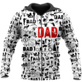 PL445 HUNTER BLACK AND WHITE 3D ALL OVER PRINTED SHIRTS - Amaze Style™-Apparel