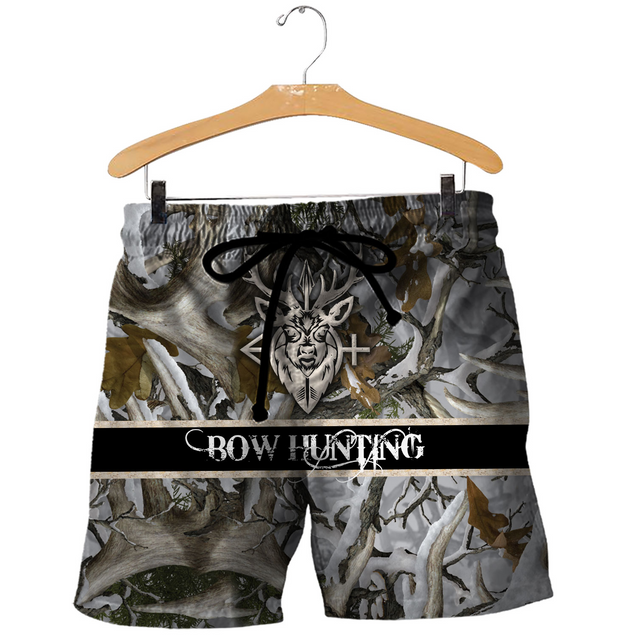 PL450 BOW HUNTING CAMO 3D ALL OVER PRINTED SHIRTS-Apparel-PL8386-Shorts-S-Vibe Cosy™