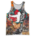PL452 HUNTING CAMO 3D ALL OVER PRINTED SHIRTS-Apparel-PL8386-Tanktop-S-Vibe Cosy™