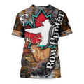 PL452 HUNTING CAMO 3D ALL OVER PRINTED SHIRTS-Apparel-PL8386-T shirt-S-Vibe Cosy™