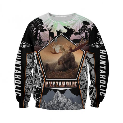 PL454 HUNTAHOLIC 3D ALL OVER PRINTED SHIRTS FOR MEN AND WOMEN-Apparel-PL8386-sweatshirt-S-Vibe Cosy™