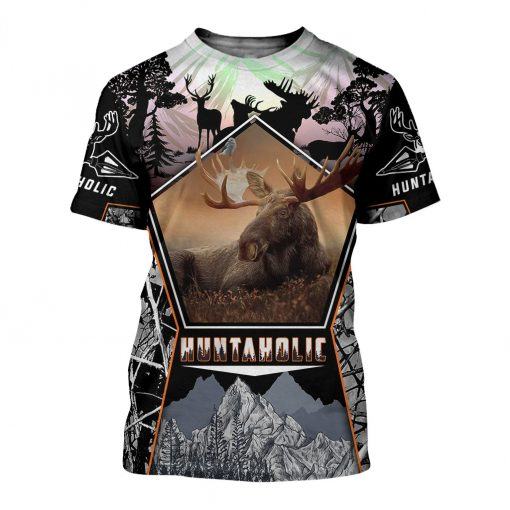 PL454 HUNTAHOLIC 3D ALL OVER PRINTED SHIRTS FOR MEN AND WOMEN-Apparel-PL8386-T shirt-S-Vibe Cosy™