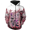 PL455 LOVE COUNTRY GIRL 3D ALL OVER PRINTED SHIRTS-Apparel-PL8386-zip-up hoodie-S-Vibe Cosy™