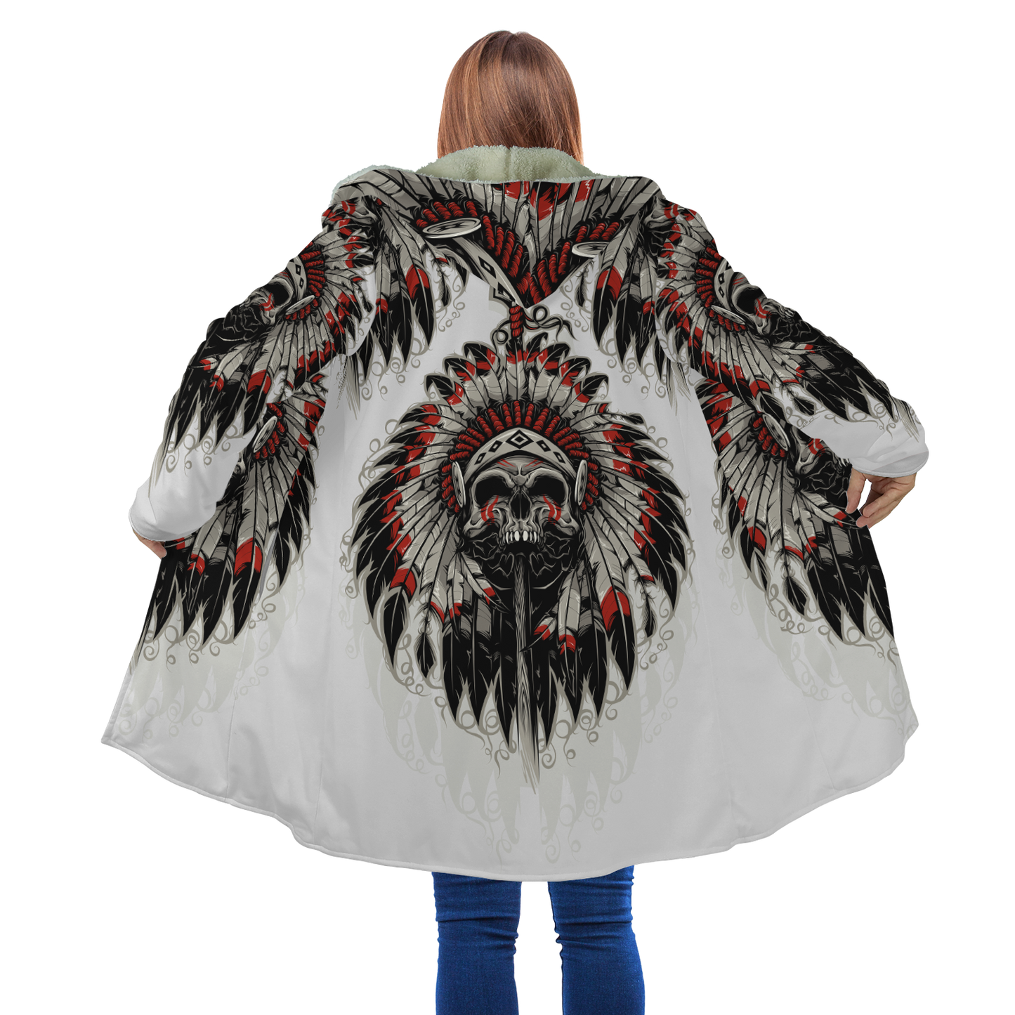 Native American 3D All Over Printed Legging + Cloak