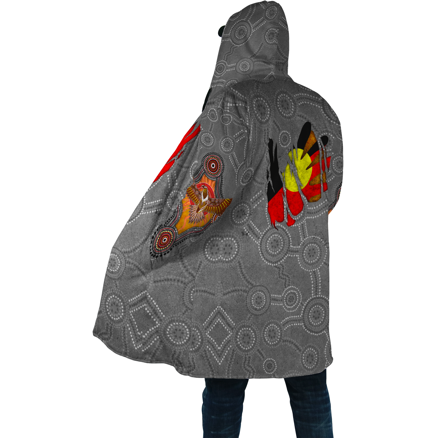 Aboriginal Australia In my heart Indigenous Cloak For Men And Women