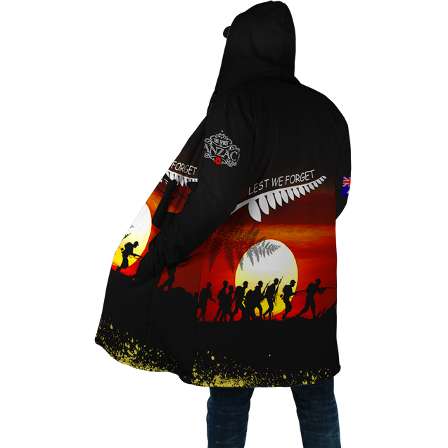 Premium Unisex Hoodie 3D All Over Printed Remember Them Anzac Day ML