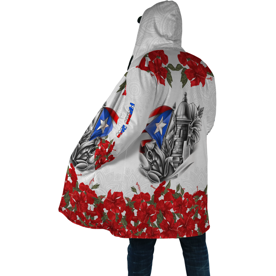 Manga Flower Puerto Rico Cloak For Men And Women MH24022104