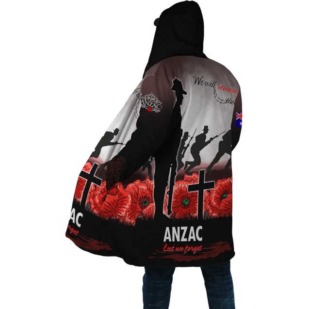 Premium Unisex Hoodie Remember Them Anzac Day ML