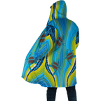 Aboriginal Blue Turtles Cloak Shirts For Men And Women