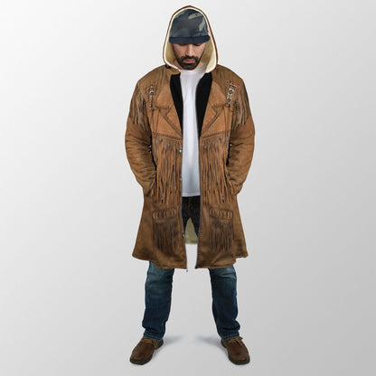 Native Cowboy Jacket No24 Cosplay 3D Over Printed Unisex Deluxe Hoodie ML